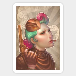 STEAMBERRY - Steampunk soldier Sticker